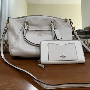Coach purse and wallet